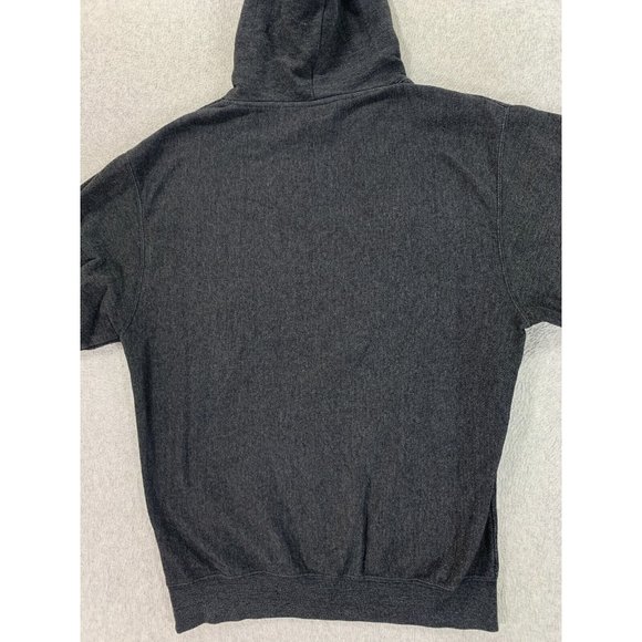 New England Patriots Cotton Blend Football Hoodie Sweatshirt (Men's Medium) Gray - Picture 12 of 12